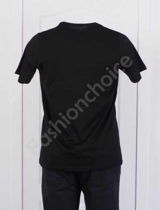 Plus Size ανδρικό T-shirt με επιγραφή SOCIAL OFLINE-κωδ 147