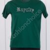 Plus Size ανδρικό T-shirt με επιγραφή-πράσινο-κωδ 139-3