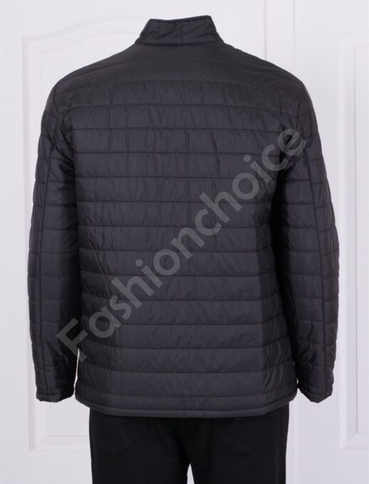 Ανδρικό Μπουφάν Long Sleeve Plus Size σε μαύρο κωδ 442