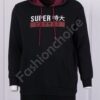Aνδρικό Hoodie Plus Size με καγκουρό τσέπη σε μαύρο κωδ 21512