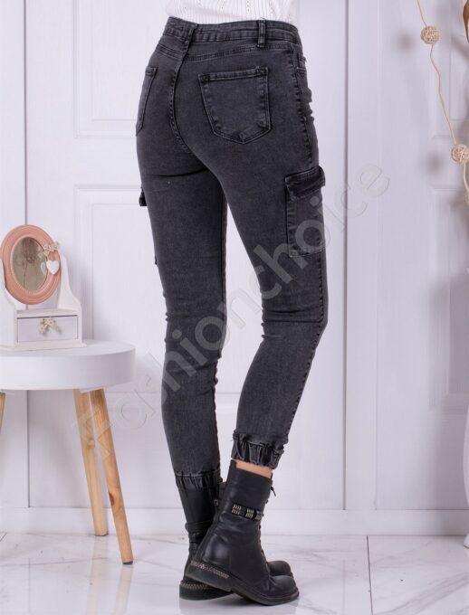 Γυναικείο jogger μαύρο τζιν-κωδ 6035