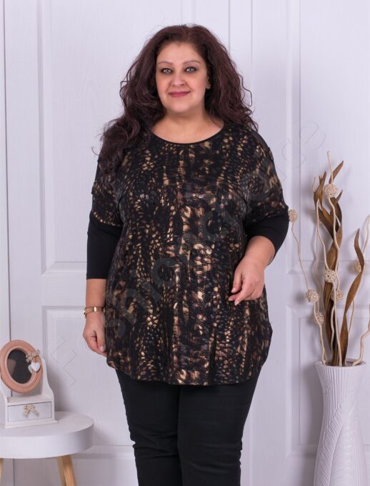 Plus size τουνίκ με Animal print-κωδ 5551