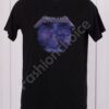 Plus Size ανδρικό T-shirt με τύπωμα METALLICA-μαύρο-κωδ 109