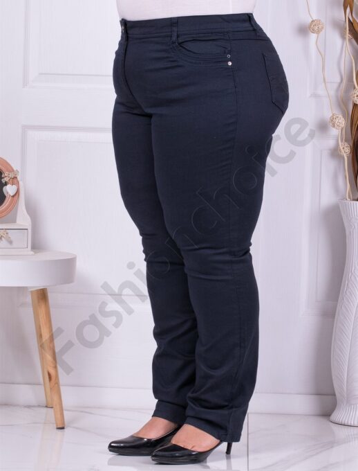 Plus size παντελόνι σε μπλε-κωδ 298-1