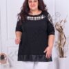 Plus size τουνίκ με καρό μοτίβο-κωδ 1315
