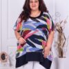 Plus size σετ με χρωματιστό σιφόν-κωδ 1102
