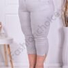 Plus size κάπρι παντελόνι σε ανοιχτό γκρι-κωδ 1075-6