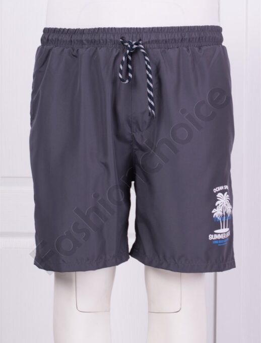 Alternative view of Ανδρική plus size βερμούδα Summer Beach-γκρι-κωδ 22454-3