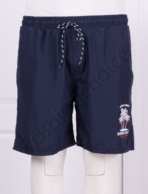Alternative view of Ανδρική plus size βερμούδα Summer Beach-μπλε-κωδ 22454-1