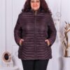 Plus size καπιτονέ μπουφάν-μαρσάλα-κωδ 2223-3