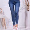 Γυναικείο ψηλόμεσο τζιν Slim Fit-μπλε-κωδ 2316
