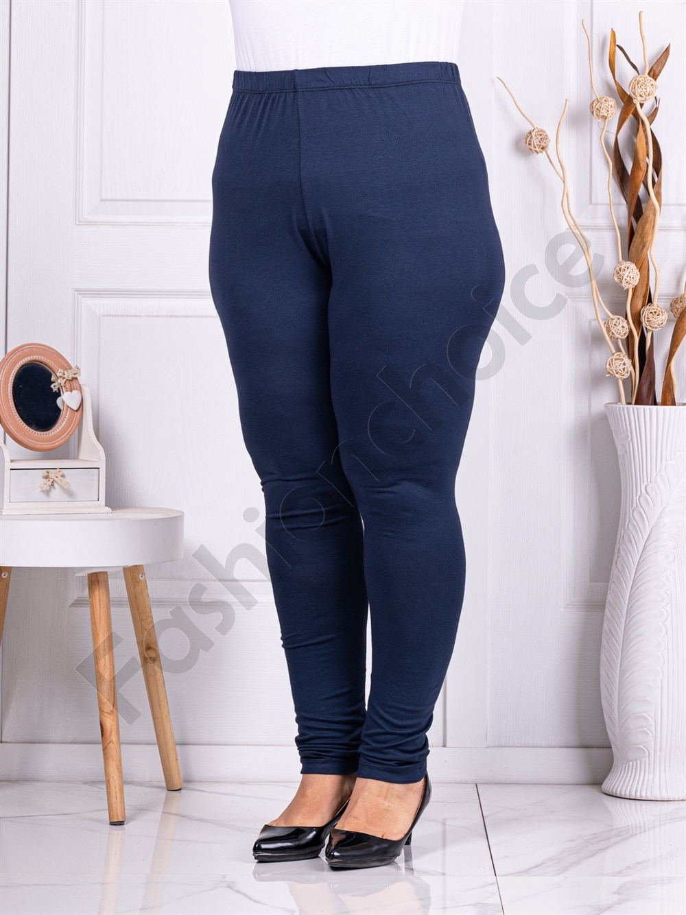 Plus size κολάν-μπλε-κωδ 286-1