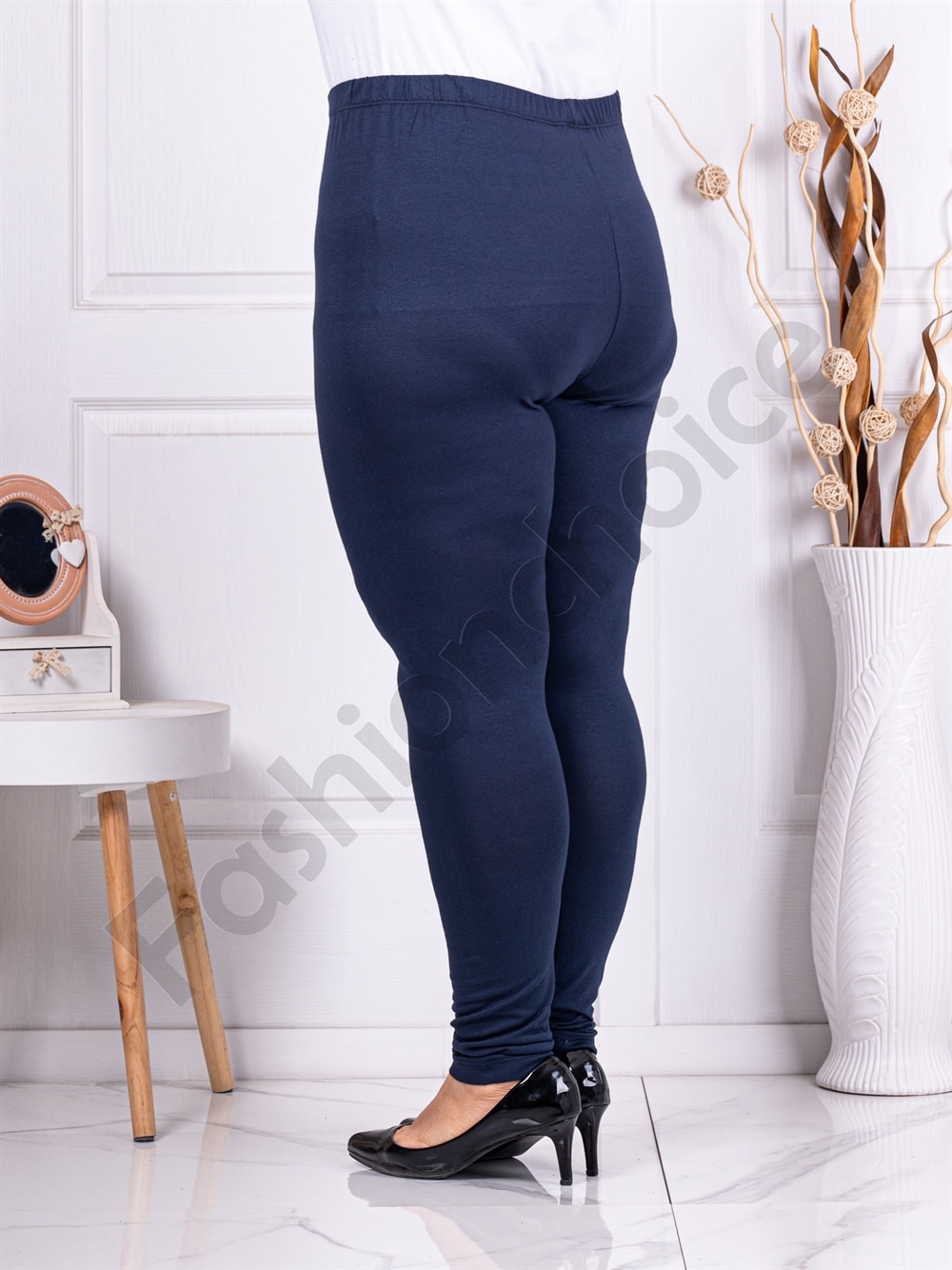 Plus size κολάν-μπλε-κωδ 286-1