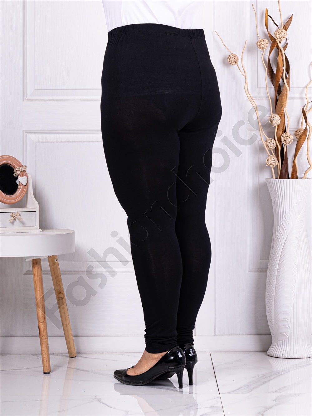 Plus size κολάν-μαύρο-κωδ 286