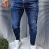 Ανδρικό τζιν skinny fit/34-44/-μπλε-κωδ 246