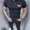 Ανδρικό T-shirt με τύπωμα στην πλάτη-κωδ 2611