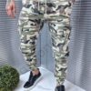 Ανδρικό jogger παντελόνι παραλλαγής-χακί ανοιχτό-κωδ 516