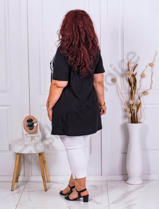 Plus size τουνίκ με καρό σχέδιο-κωδ 0435