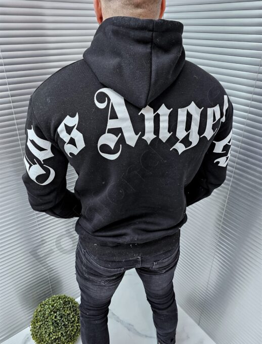 Ανδρική μπλούζα Hoodie με τύπωμα στη πλάτη-κωδ 2356