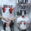 Ανδρικό T-shirt με τύπωμα This is it-λευκό-κωδ 241350-23