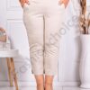 Plus size παντελόνι κάπρι σε μπεζ-κωδ 24238-4