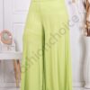 Plus size ψηλόμεση παντελόνα-πράσινο μήλο-κωδ 5359-6