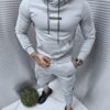 Ανδρική cargo φόρμα σετ με Hoodie-κωδ 669