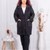 Plus size ζακέτα με πέτο γιακά-κωδ 30044
