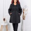 Plus size παλτό με μοτίβα δαντέλα-κωδ 30023