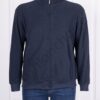 Plus size ανδρική Fleece ζακέτα-σκούρο μπλε-κωδ 174/178-2