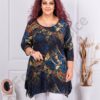 Plus size τουνίκ με ανατολίτικα μοτίβα-κωδ 25116