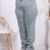 Plus size γυναικείο τζιν με ελαστική μέση-μέντα-κωδ 8903