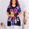 Plus size τουνίκ φλόραλ-κωδ 25038