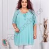 Plus size σιφόν τουνίκ-βεραμάν-κωδ 10017-2