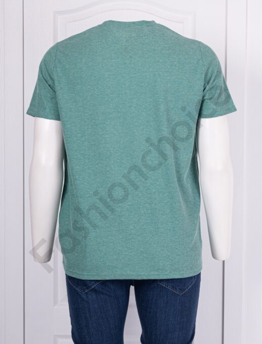 Plus size ανδρική μπλούζα με επιγραφή Brooklyn-μέντα-κωδ 25002