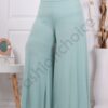 Plus size ψηλόμεση παντελόνα-μέντα-κωδ 5359-8