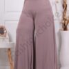 Plus size ψηλόμεση παντελόνα-μόκα-κωδ 5359-11