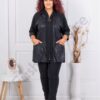 Plus size τζάκετ με ντεσέν γράμματα-κωδ 1212