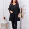 Plus size τουνίκ σε συνδυασμοί υφασμάτων-κωδ 2576