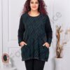 Plus size τουνίκ σε συνδυασμό με πράσινο-κωδ 261303
