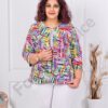 Plus size σακάκι με σχέδια πολύχρωμα-κωδ 1439-14