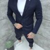 Ανδρικό σακάκι casual-μπλε σκούρο-κωδ 26813
