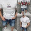 T-shirt με τύπωμα Bugs Bunny-λευκό-κωδ 9038-1