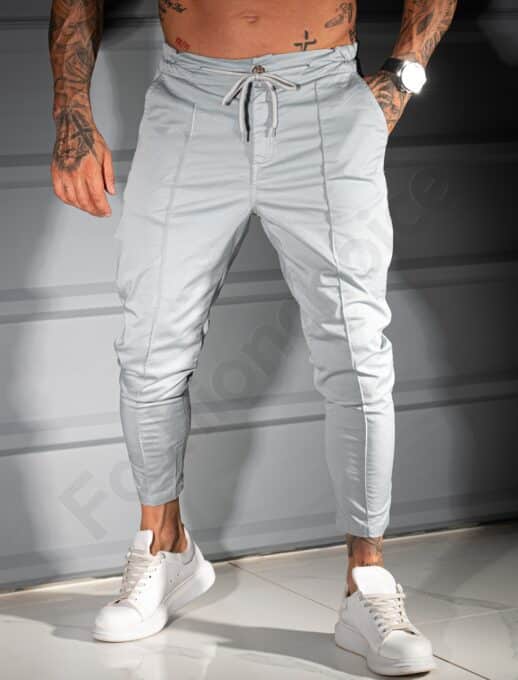 Παντελόνι Slim Fit Comfort-γκρι-κωδ 231331-3