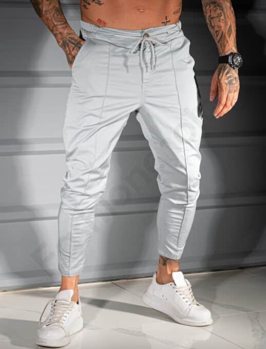Παντελόνι Slim Fit Comfort-γκρι-κωδ 231331-3