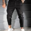 Παντελόνι Slim Fit Comfort-μαύρο-κωδ 231331-1