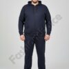 Ανδρικό plus size σετ φόρμας-σκούρο μπλε-κωδ 183-2