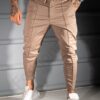 Παντελόνι Slim Fit Comfort-μόκα-κωδ 231331-4