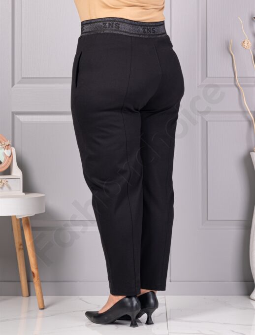 Plus size παντελόνι με διακριτικά στρας-κωδ 7330