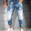 Ανδρικό τζιν παντελόνι boyfriend-μπλε-κωδ 1268